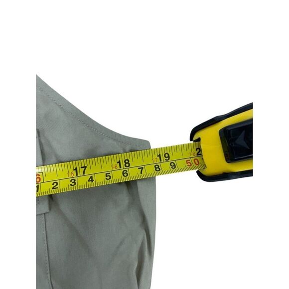 Massimo Dutti Womens Flowing Trench Jumpsuit Size M Khaki Wide Leg 6671/400 NWD - Picture 8 of 10